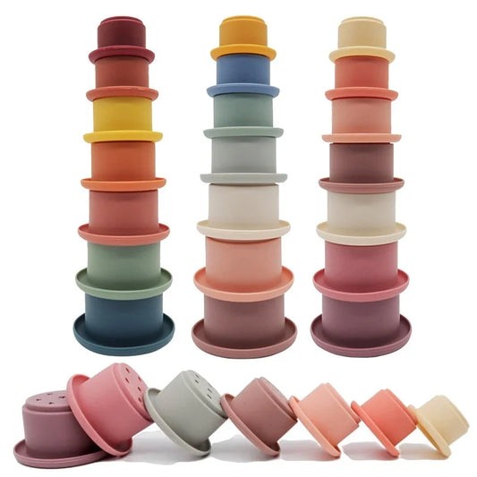 Gobelets  empilables en silicone