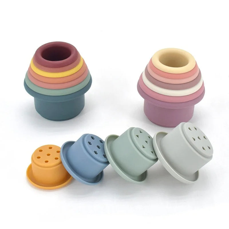 Gobelets  empilables en silicone